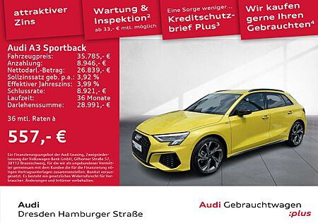 Audi A3 35 TFSI S line LED Navi Leder AHZV