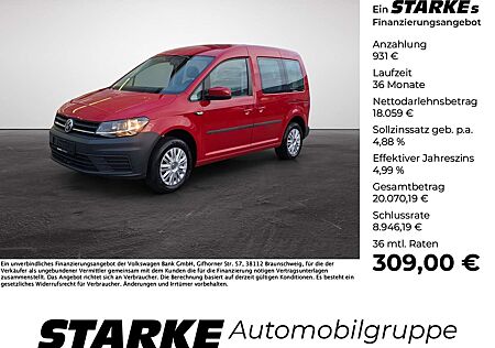 VW Caddy Volkswagen 2.0 TDI Trendline Navi AHK PDC Klima 7-Sitzer