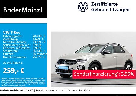 VW T-Roc Volkswagen 1.5 TSI DSG Move Navi SHZ Keyless LED
