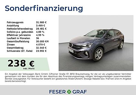 VW Taigo Volkswagen R-Line 1,5TSI 110kW DSG AHK Kamera Black
