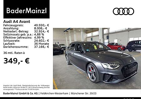 Audi A4 40 TDI quattro S line HUD Pano B&O Kam.