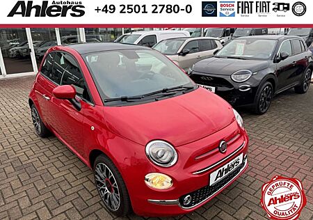 Fiat 500 Red+NAVI+ALLWETTER+PANO+CARPLAY+PDC+KLIMAAUTOMATIK