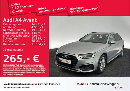 Audi A4 30 TDI S tronic advanded AHK/PDC+