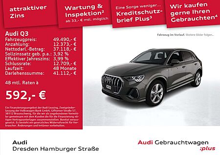 Audi Q3 40TFSI S line quat. Matrix Pano Standhz. AHZV