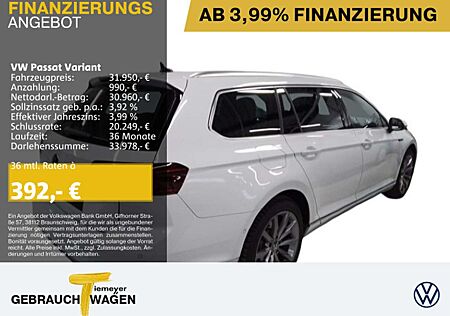 VW Passat Variant Volkswagen GTE IQ.LIGHT NAVI STDHZ LM18 AHK