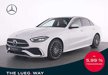 Mercedes-Benz C 180 AMG+MBUX+LED-HP+Memory+SD+Totw+Amb+19"+360