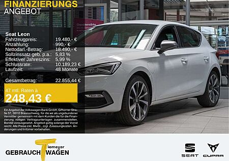 Seat Leon 1.4 eHybrid FR LINE KAMERA NAVI DCC LM18