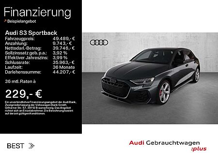 Audi S3 TFSI*NAVI-PLUS*KAMERA*HUD*PANO*MATR