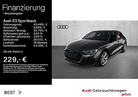 Audi S3 TFSI*NAVI-PLUS*KAMERA*HUD*PANO*MATR