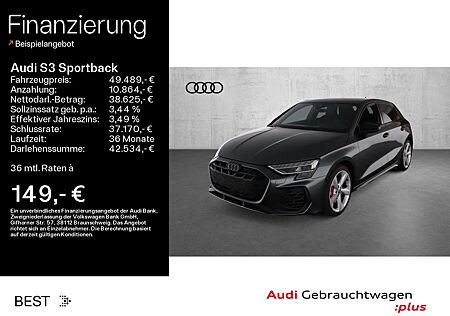Audi S3 TFSI*NAVI-PLUS*KAMERA*HUD*PANO*MATR