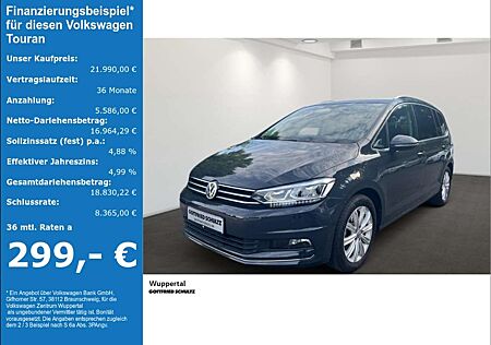 VW Touran Volkswagen 2.0 TDI Highline LED AHK SHZ PDC LM ZV