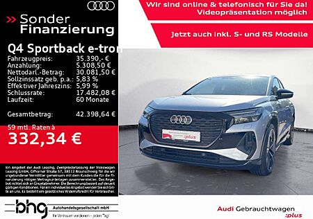 Audi Q4 e-tron Q4 Sportback 50 e-tron quattro S-line Matrix/Pan