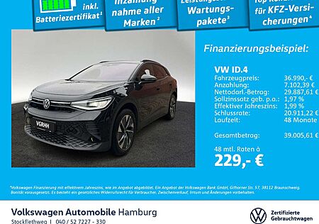 VW ID.4 Volkswagen Pure Performance Navi ACC CarPlay Wärmep.