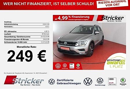 VW Tiguan Volkswagen Comfortline 2.0TDI 4M DSG 249,-ohne Anzahlung Led