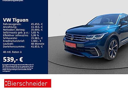 VW Tiguan Volkswagen 2.0 TDI DSG 4Mo R-Line AHK PANO STAND HuD