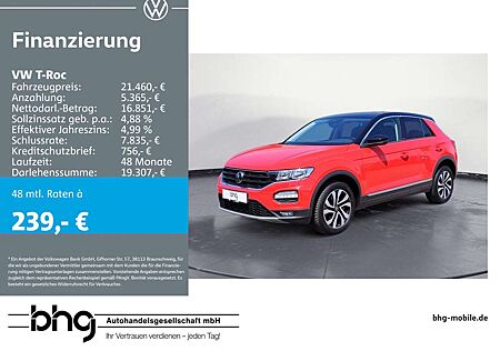 VW T-Roc Volkswagen 1.5 TSI OPF ACTIVE Climatronic Front-Lane-