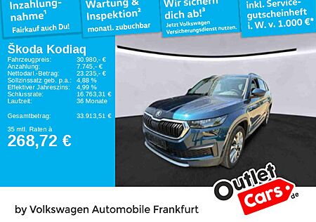 Skoda Kodiaq 2.0 TDI DSG Tour 4x4 Navi AHK Sprachsteue