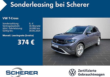 VW T-Cross Volkswagen Life 1.0TSI DSG/AHK/IQ Drive/Navi/uvm.