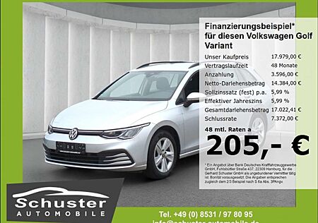 VW Golf Variant Volkswagen 1.0TSI Life LED ACC Klimaaut SHZ PDC
