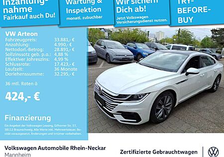 VW Arteon Volkswagen 2.0 TSI 4Motion DSG R-line Navi Leder Pan