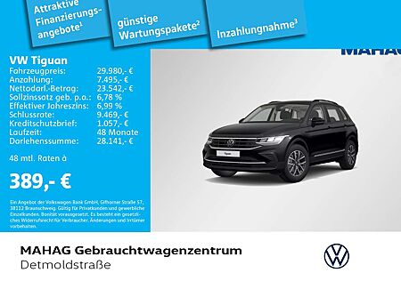 VW Tiguan Volkswagen 1.5 TSI LIFE AHK Navi LED AppConnect Lane