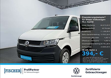 VW T6 Transporter Volkswagen T6.1 Kombi 2.0TDI lang LR NAVI 9-Sitzer AHK PDC Zusatzheizung