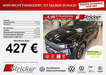 Skoda Enyaq iV 80 Sportline 427,-ohne Anzahlung AHK Pano Pump
