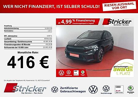 Skoda Enyaq iV 80 Sportline 416,-ohne Anzahlung AHK Pano Pump