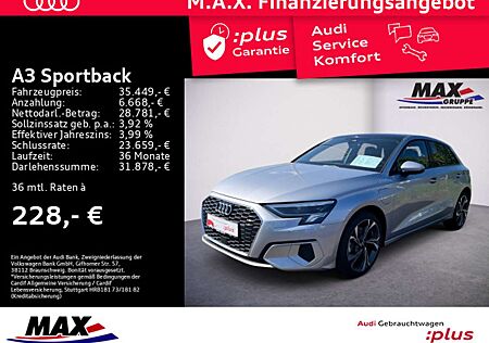 Audi A3 40 TFSI e advanced LED+DCP+PANO+USB