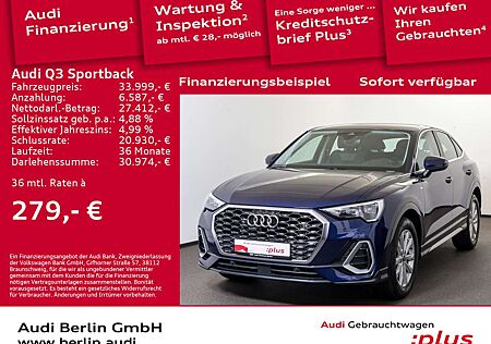 Audi Q3 S line 35 TDI S tr. LED RFK NAVI