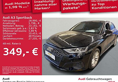 Audi A3 35 TFSI S-TRO*LED*GRA*RFK*NAVI*SHZ*
