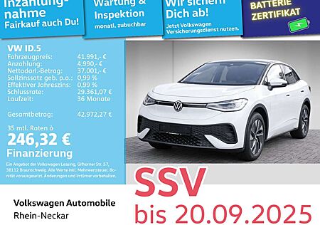 VW ID.5 Volkswagen Pro 210kW GAR2030 Navi Pano Wärmepumpe uvm