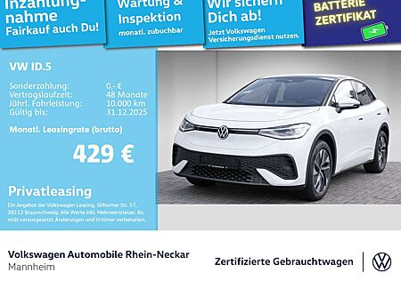 VW ID.5 Volkswagen Pro 210kW GAR2030 Navi Pano Wärmepumpe uvm