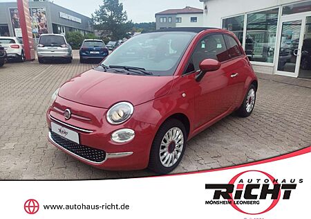 Fiat 500C Cabrio Red AAC PDC PDC DAB LM-Felgen