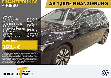 VW Golf Volkswagen 1.0 TSI DSG MOVE NAVI ACC PDC SITZHZG