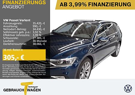 VW Passat Variant Volkswagen 2.0 TDI DSG 200PS ELEGANCE LM18 P