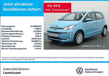 VW e-up! Volkswagen e-up! PORT NAVI KAM SHZ FACEL PDC KLIMA