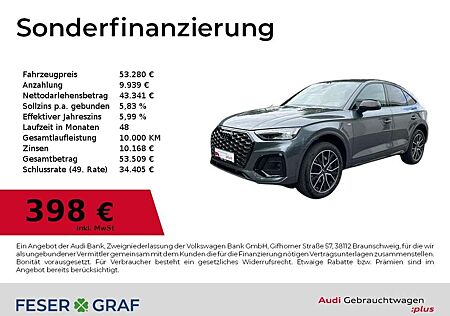 Audi Q5 Sportback 40TDI quatt. S line Matrix/Navi/360°