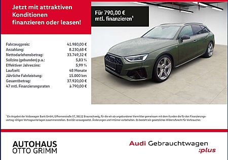 Audi A4 Avant 35 TDI S line LED Navi B&O Sound