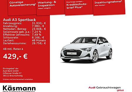 Audi A3 advanced 35TFSI KAM SHZ NAV ACC