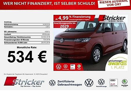 VW T7 Multivan Volkswagen Life 2.0 TDI DSG 534,-ohne Anzahlung Navi AHK