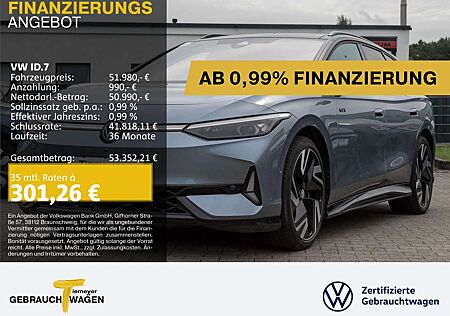 VW ID.7 Volkswagen Tourer GTX 4M PANO LM21 DCC WÄRMEP. HARMAN