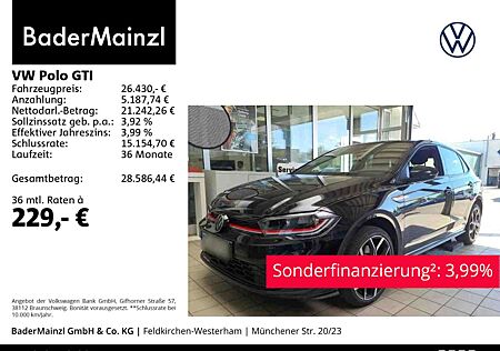 VW Polo GTI Volkswagen 2.0 TSI DSG LED Navi SHZ Kamera Virtual
