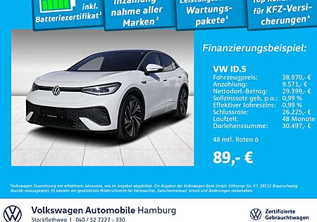 VW ID.5 Volkswagen Pro Performance AHK Navi Wärmep. ACC HeadUp
