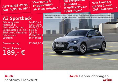 Audi A3 40 TFSI e S tronic LED DAB PDC