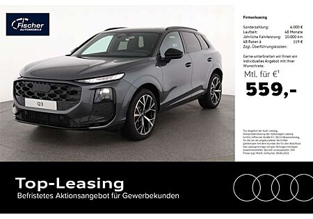 Audi Q3 TFSI quattro S line LP: 74.992,- /AHK/Head-up/Pano