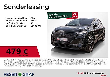 Audi Q4 e-tron gebraucht kaufen Audi Q4 e-tron Sportback 45 e-tron qu.S-line,Matrix,Navi Pro,AZV,