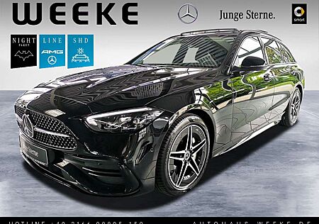 Mercedes-Benz C 180 T AMG ADVANCEDPLUS+NIGHT+PANO-SD+MEMORY+TW