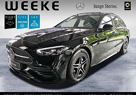 Mercedes-Benz C 180 T AMG ADVANCEDPLUS+NIGHT+PANO-SD+MEMORY+TW