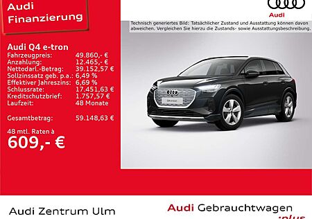 Audi Q4 e-tron gebraucht kaufen Audi Q4 e-tron 55 quattro AHK HuD LEDER MATRIX PANO